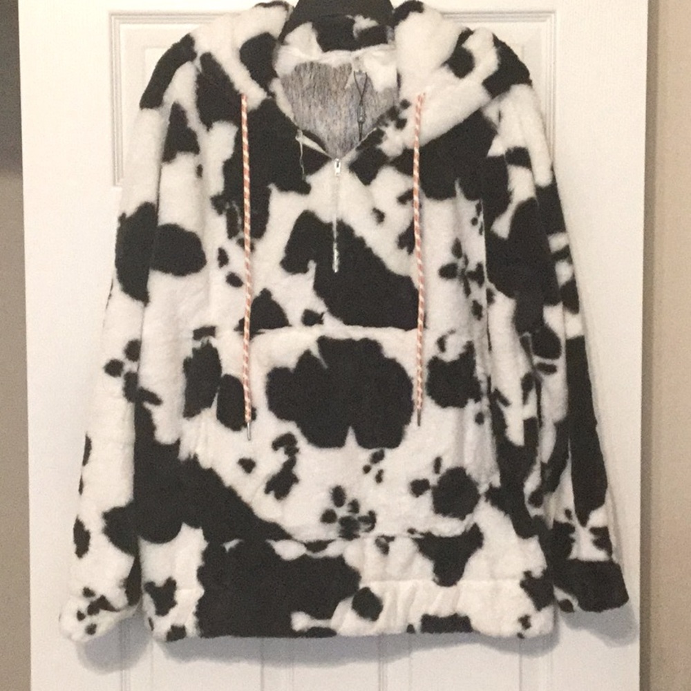Cow Pattern Hoodie